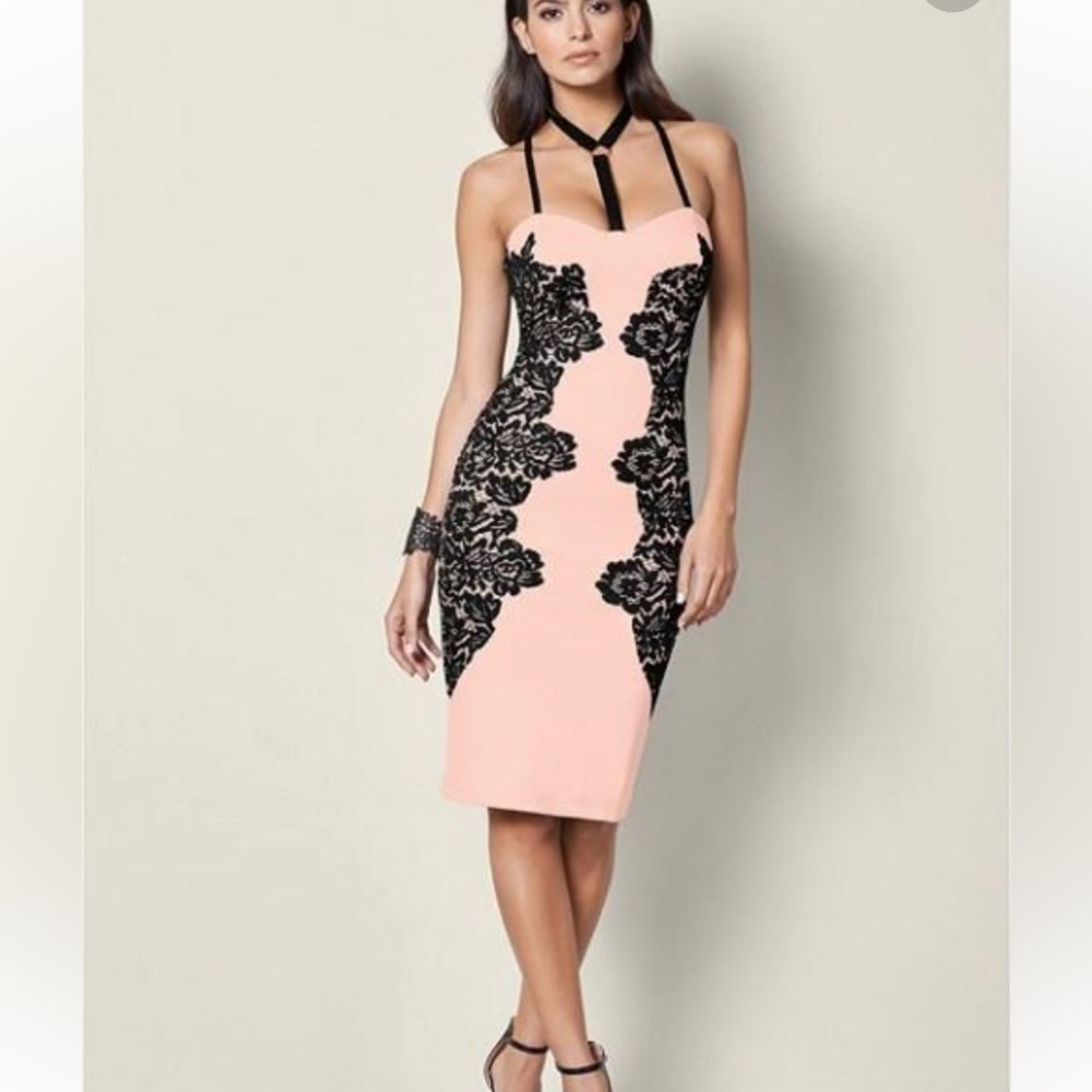 Venus Strappy Lace Detail Dress